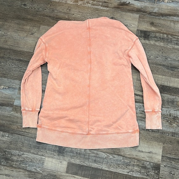 Pilcro By Anthropologie Coral Donna Tunic Pullover Sweatshirt Slouchy Easy Sz S - Picture 10 of 13